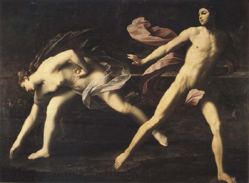 Guido Reni Atalante and Hippomenes Spain oil painting art